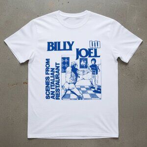Billy Joel Scenes From an Italian Restaurant T-Shirt – Vintage Music Graphic Tee